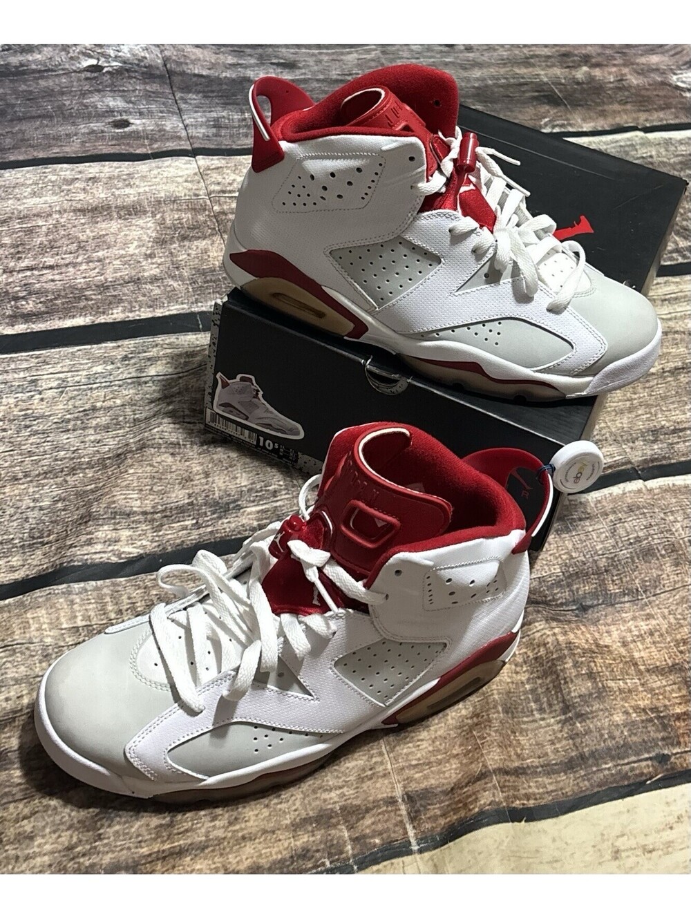 Nike Air Jordan 6 Retro Alternate Hare 384664-113 Size 10.5 2017